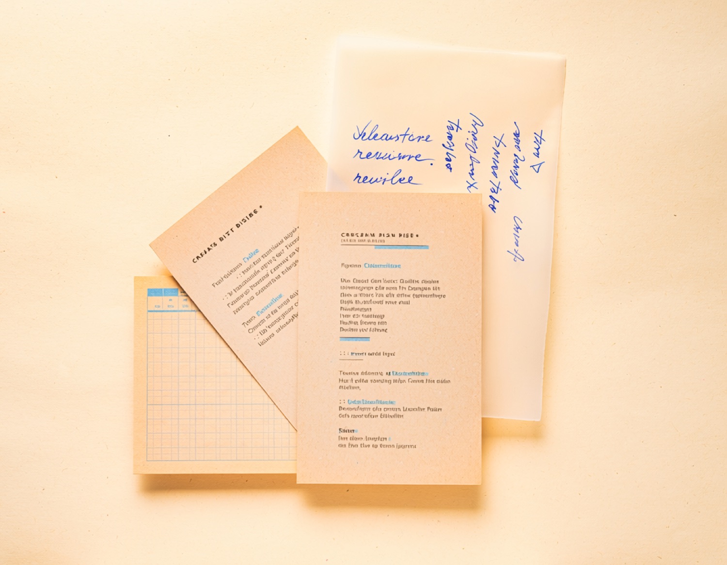 A brief, review layer and technical release plan aligned as one working artefact